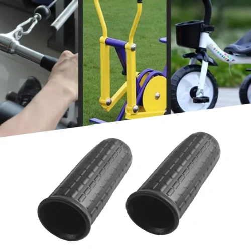 1045-0.webp 2pz maniglie carriole gomma nera antiscivolo impermeabili giardinaggio