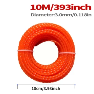 ARIEA set cavo tagliaerba 2pezzi filo intrecciato diametro 2.4mm durevole