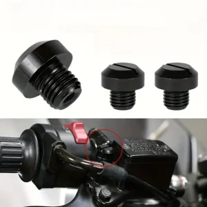 2 viti tappi foro M10x1.25 specchietto moto filettatura sinistra/destra CNC