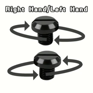 2 viti tappi foro M10x1.25 specchietto moto filettatura sinistra/destra CNC