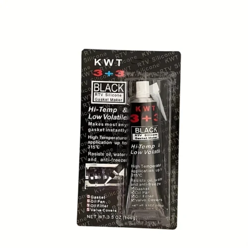 Silicone NERO sigillante alta temperatura 3.53oz guarnizioni impermeabile