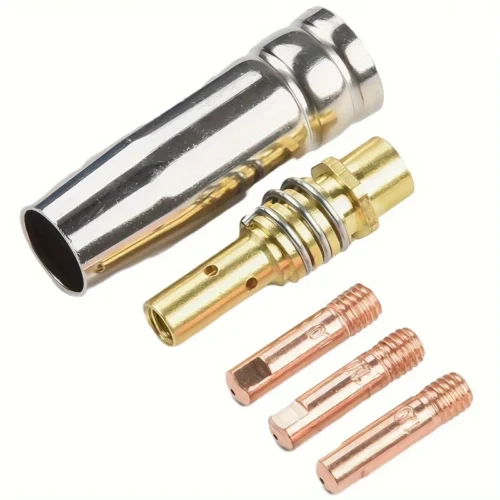 Set 5pz punte contatto consumabili saldatura MIG MB15 15AK ugelli 0.8mm
