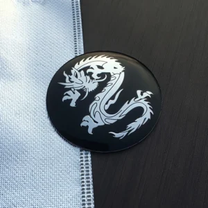 4pz coprimozzo alluminio decorazione drago 5.59cm per auto moto camion SUV