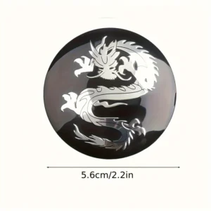 4pz coprimozzo alluminio decorazione drago 5.59cm per auto moto camion SUV