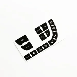 Set adesivi riparazione pulsante climatizzatore Per Citroen Picasso C4