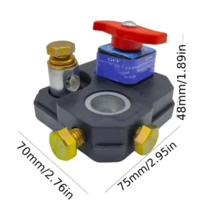 staccabatteria Interruttore Batteria 12-24V con Isolatore Interno Auto Veicoli