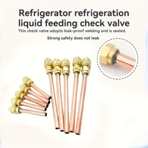 5pz valvola unidirezionale refrigerante aria condizionata frigo 6.3mm