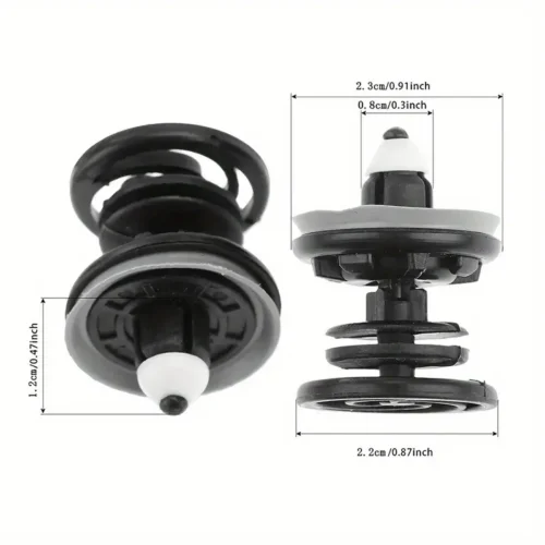 10x clip spinta porta nylon per VW Golf Passat Tiguan Jetta Touran 7L6868243