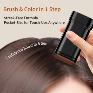 Pennello capelli marrone scuro applicatore colore temporaneo impermeabile