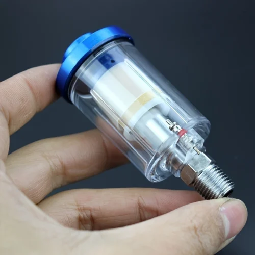 1pz separatore olio acqua pistola spruzzo filtro trasparente compressore