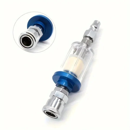 1pz separatore olio acqua pistola spruzzo filtro trasparente compressore