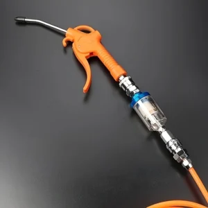 1pz separatore olio acqua pistola spruzzo filtro trasparente compressore