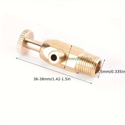 Valvola scarico universale ottone radiatore caldaia riscaldamento