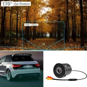 1pz telecamera retromarcia HD visione notturna camper monitoraggio 36V