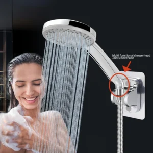 Gomito doccia angolo regolabile 90° plastica resistente montaggio facile