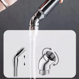 Gomito doccia angolo regolabile 90° plastica resistente montaggio facile