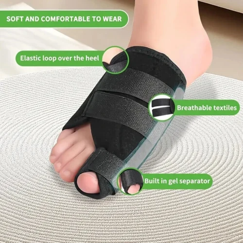 Separatori per Dita dei Piedi con Piastra Metallica Integrata correttore dolore