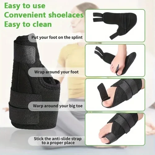 Separatori per Dita dei Piedi con Piastra Metallica Integrata correttore dolore