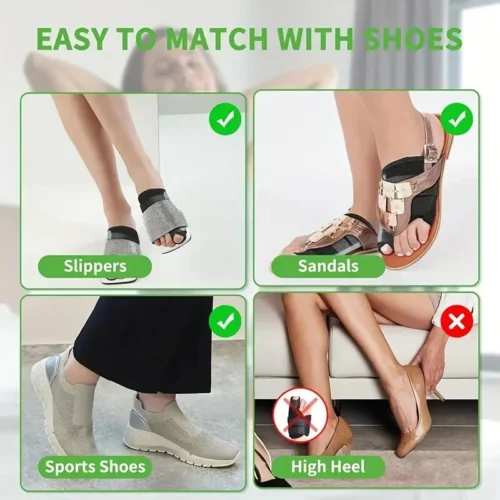 Separatori per Dita dei Piedi con Piastra Metallica Integrata correttore dolore