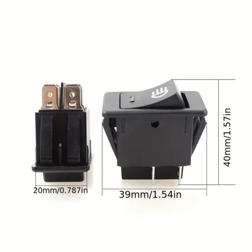 2pz interruttore bilanciere ROSSO luci auto moto led 12V 35A