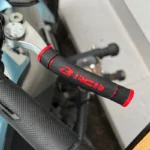 Manopola rossa anti-slittio frizione freno moto gomma alta qualità