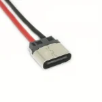 5pz cavo ricarica cellulare USB Type-C testa madre filo da saldare