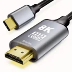 Cavo USB C a HDTV 2.1 Tipo-C per iPhone 15 Per MacBook Pro/Air Compatibile Thund