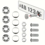 Set 16pz viti targa inox fissaggio sicuro cornici coperture