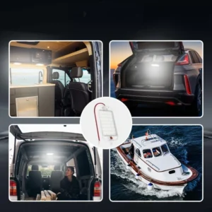 Luce interna camper 48 LED 800 lumen 12V bianca soffitto camion