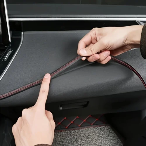 Striscia pelle decorativa auto autoadesiva cruscotto porta interni