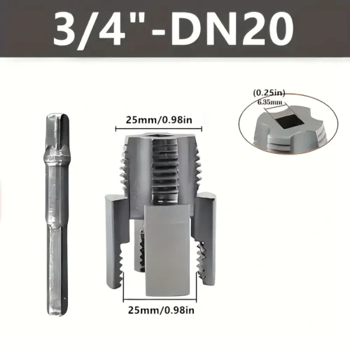 4pz utensile filettatura tubi PPR + nastro sigillante PVC