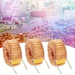 10pz bobina induttanza toroidale rame circuito stampato 100 UH