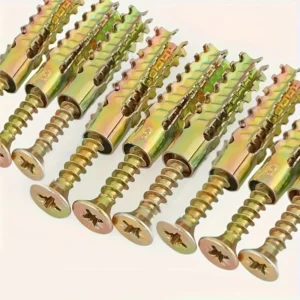 12pz Viti espansione gecko denti seghetto anticorrosione cemento mattoni