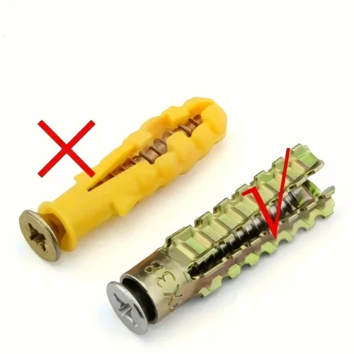 12pz Viti espansione gecko denti seghetto anticorrosione cemento mattoni