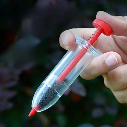 1117-0.webp Dispensatore semi portatile tubo trasparente ergonomico giardino