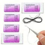 4pz filo intrecciato poliestere 75cm resistente cucito artigianato