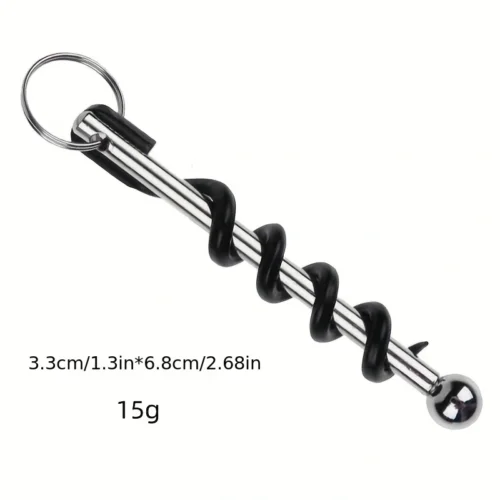 1pz cavatappi metallo acciaio inox vino bar casa gadget cucina