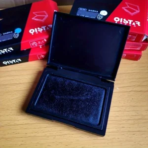 Tampone nero timbri vintage gomma decorazione carte regali