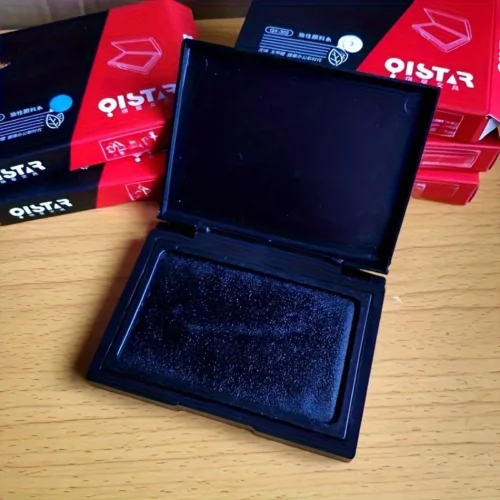 Tampone nero timbri vintage gomma decorazione carte regali