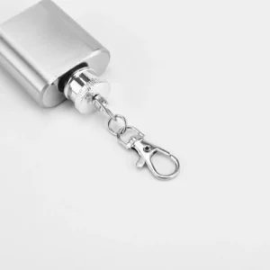 1pz fiaschetta portatile acciaio inox 60ml bottiglia vino campeggio