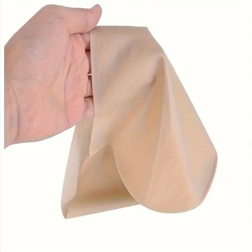 Cappello finto capo calvo nylon ricci leggero unisex feste trucco