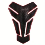 Adesivo 3D serbatoio carburante moto rosso decal Honda Suzuki Kawasaki