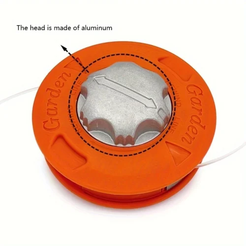 Cappuccio alluminio testa tagliagrass ventilato resistente facile installazione