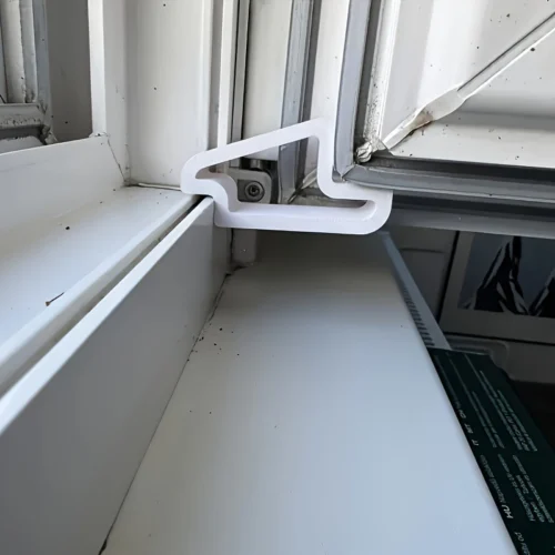 Bloccante finestre e porte bianco resistente facile da installare sicurezza
