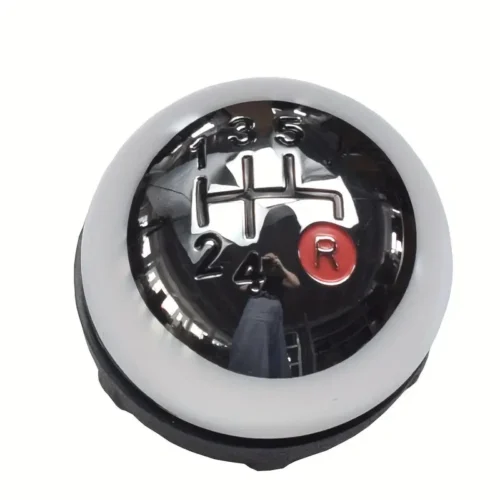 Pomello per FIAT 500 500c 2007-2018 Manuale Leva Cambio 5 Velocità Argento