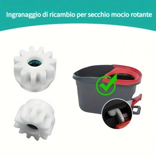 GFRED 1Packs ricambio cuscinetti secchi compatibili mocio Vileda