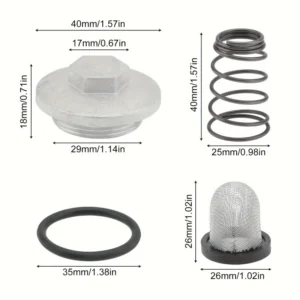 Kit viti tappo scarico olio scooter per QMB139 157QMJ anello tenuta