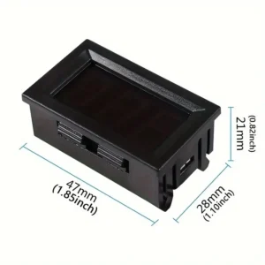 Termometro digitale pannello a 5-12Volt auto camper barca ROSSO