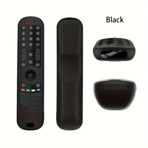Custodia NERA silicone telecomando per LG AN-MR21GC antishock tv smart