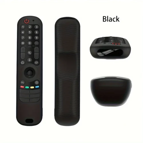Custodia NERA silicone telecomando per LG AN-MR21GC antishock tv smart
